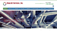Desktop Screenshot of clean-airservices.com
